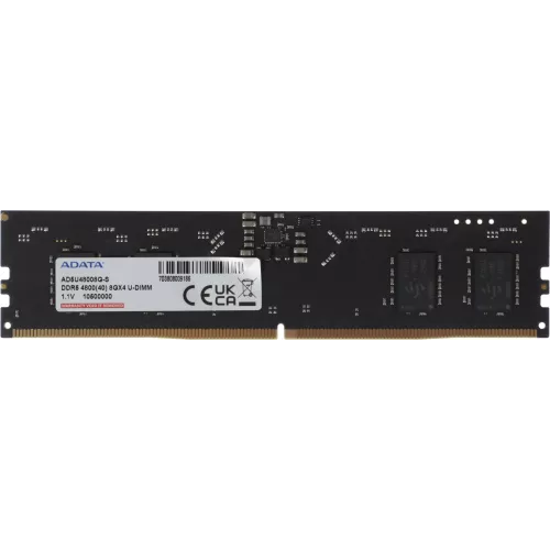 Память DDR5 8GB 4800MHz A-Data AD5U48008G-S RTL PC5-38400 CL40 DIMM 288-pin 1.1В single rank Ret
