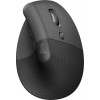 Мышь Logitech Lift графитовый оптическая 4000dpi silent беспров. BT/Radio USB для ноутбука 5but (910-006479)
