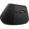Мышь Logitech Lift графитовый оптическая 4000dpi silent беспров. BT/Radio USB для ноутбука 5but (910-006479)