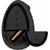 Мышь Logitech Lift графитовый оптическая 4000dpi silent беспров. BT/Radio USB для ноутбука 5but (910-006479)