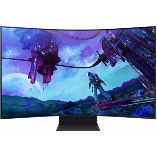 Монитор Samsung 55" Odyssey Ark S55CG97WNI черный VA LED 16:9 HDMI M/M матовая HAS 600cd 178гр/178гр 3840x2160 165Hz FreeSync Premium Pro DP 4K USB 41.5кг