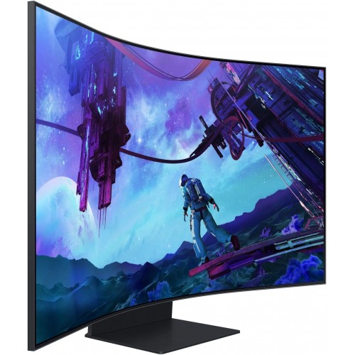Монитор Samsung 55" Odyssey Ark S55CG97WNI черный VA LED 16:9 HDMI M/M матовая HAS 600cd 178гр/178гр 3840x2160 165Hz FreeSync Premium Pro DP 4K USB 41.5кг
