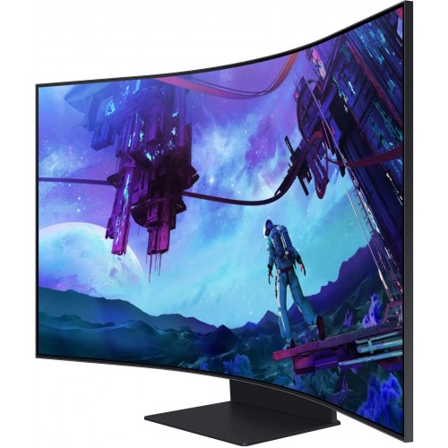 Монитор Samsung 55" Odyssey Ark S55CG97WNI черный VA LED 16:9 HDMI M/M матовая HAS 600cd 178гр/178гр 3840x2160 165Hz FreeSync Premium Pro DP 4K USB 41.5кг