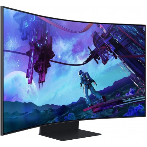Монитор Samsung 55" Odyssey Ark S55CG97WNI черный VA LED 16:9 HDMI M/M матовая HAS 600cd 178гр/178гр 3840x2160 165Hz FreeSync Premium Pro DP 4K USB 41.5кг