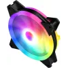 Вентилятор для корпуса GMNG GG-CF120ARGB2-PWMBK ARGB 120х120x25 черный 4-pin 26дБ Ret