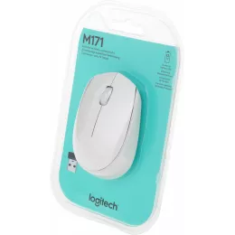 Мышь Logitech M171 белый оптическая 1000dpi беспров. USB для ноутбука 2but (910-006867)