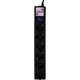 Сетевой фильтр Powercube SPG6-B1,9M 1.9м (6 розеток) черный (коробка)