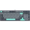 Клавиатура A4Tech FS300 механическая черный/серый USB for gamer LED (FS300 PANDA ROCK) кабель 1.8м