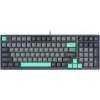 Клавиатура A4Tech FS300 механическая черный/серый USB for gamer LED (FS300 PANDA ROCK) кабель 1.8м