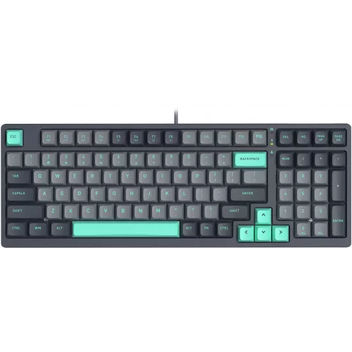 Клавиатура A4Tech FS300 механическая черный/серый USB for gamer LED (FS300 PANDA ROCK) кабель 1.8м