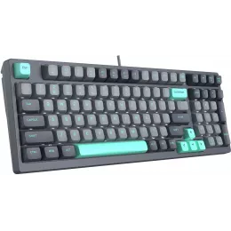Клавиатура A4Tech FS300 механическая черный/серый USB for gamer LED (FS300 PANDA ROCK) кабель 1.8м
