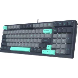 Клавиатура A4Tech FS300 механическая черный/серый USB for gamer LED (FS300 PANDA ROCK) кабель 1.8м