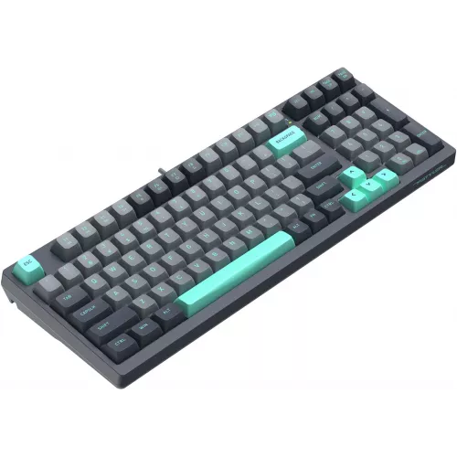 Клавиатура A4Tech FS300 механическая черный/серый USB for gamer LED (FS300 PANDA ROCK) кабель 1.8м