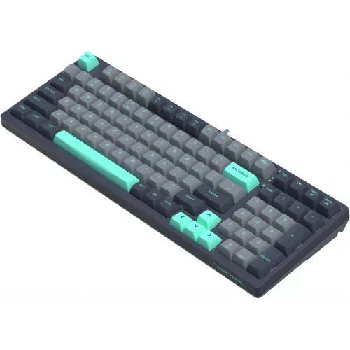 Клавиатура A4Tech FS300 механическая черный/серый USB for gamer LED (FS300 PANDA ROCK) кабель 1.8м