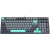 Клавиатура A4Tech FS300 механическая черный/серый USB for gamer LED (FS300 PANDA ROCK) кабель 1.8м