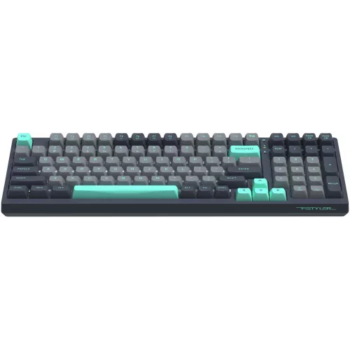 Клавиатура A4Tech FS300 механическая черный/серый USB for gamer LED (FS300 PANDA ROCK) кабель 1.8м
