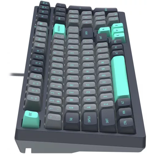 Клавиатура A4Tech FS300 механическая черный/серый USB for gamer LED (FS300 PANDA ROCK) кабель 1.8м