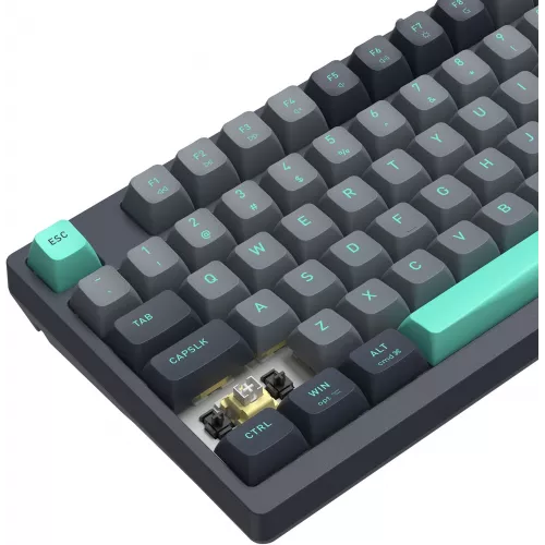 Клавиатура A4Tech FS300 механическая черный/серый USB for gamer LED (FS300 PANDA ROCK) кабель 1.8м