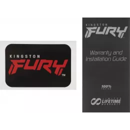 Память DDR5 16GB 7200MHz Kingston KF572C38RSA-16 Fury Renegade Black RGB RTL Gaming PC5-57600 CL38 DIMM 288-pin 1.45В single rank с радиатором Ret