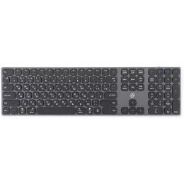Клавиатура Оклик K867W серый/черный USB беспроводная BT/Radio slim Multimedia (2002130) кабель 1м