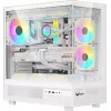 Корпус Formula Crystal Z8 белый без БП ATX 11x120mm 4x140mm 1xUSB3.0 audio bott PSU