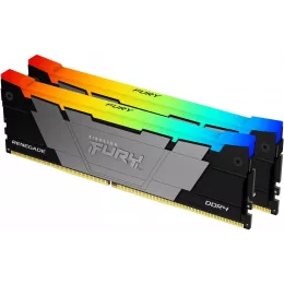 Память DDR4 2x8GB 4600МГц Kingston KF446C19RB2AK2/16 Fury Renegade RGB RTL Gaming PC4-36800 CL19 DIMM 288-pin 1.5В kit single rank с радиатором Ret
