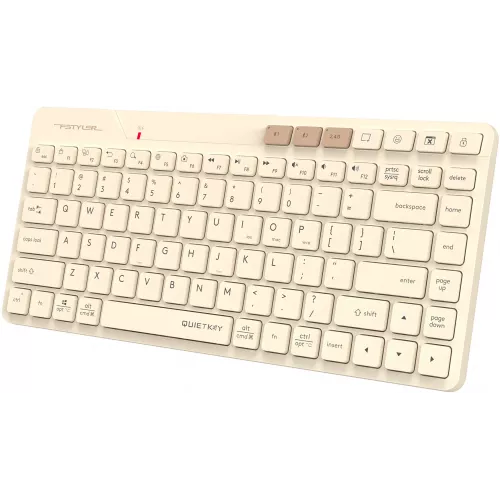 Клавиатура A4Tech FBK26C AS бежевый USB беспроводная BT/Radio slim Multimedia