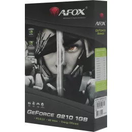 Видеокарта Afox PCI-E 2.0 AF210-1024D3L5-V2 NVIDIA G210 1Gb 64bit DDR3 520/1600 DVIx1 HDMIx1 CRTx1 HDCP Ret low profile