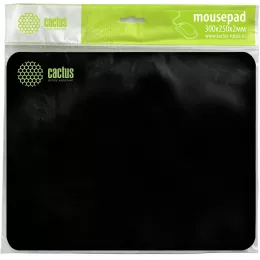 Коврик для мыши Cactus Black черный 300x250x2мм (CS-MPC-P01M)