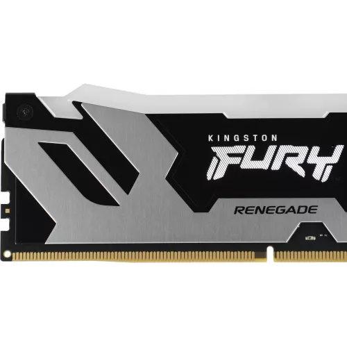 Память DDR5 24GB 7200MHz Kingston KF572C38RSA-24 Fury Renegade Silver/Black RGB RTL Gaming PC5-57600 CL38 DIMM 288-pin 1.45В single rank с радиатором Ret