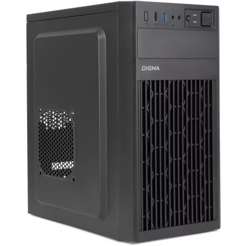 Корпус Digma DCC-MN302 черный без БП mATX 1x80mm 2x120mm 1xUSB2.0 1xUSB3.0 audio