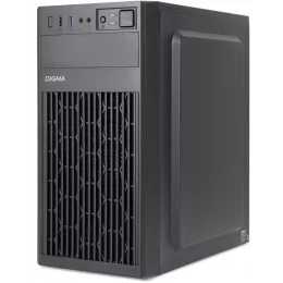 Корпус Digma DCC-MN302 черный без БП mATX 1x80mm 2x120mm 1xUSB2.0 1xUSB3.0 audio