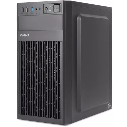 Корпус Digma DCC-MN302 черный без БП mATX 1x80mm 2x120mm 1xUSB2.0 1xUSB3.0 audio