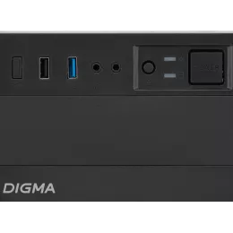 Корпус Digma DCC-MN302 черный без БП mATX 1x80mm 2x120mm 1xUSB2.0 1xUSB3.0 audio