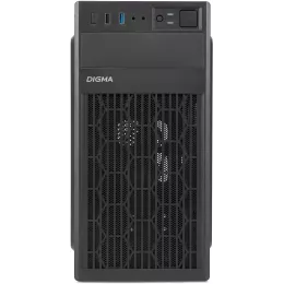 Корпус Digma DCC-MN302 черный без БП mATX 1x80mm 2x120mm 1xUSB2.0 1xUSB3.0 audio