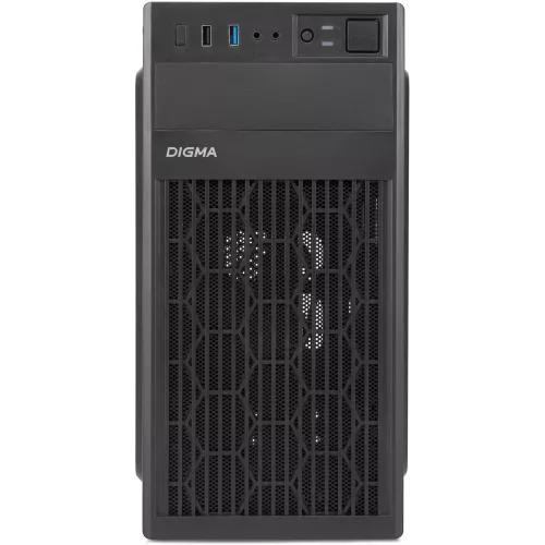 Корпус Digma DCC-MN302 черный без БП mATX 1x80mm 2x120mm 1xUSB2.0 1xUSB3.0 audio