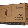 Монитор Pinebro 23.8" MF-2404D черный IPS LED 5ms 16:9 HDMI M/M матовая 250cd 178гр/178гр 1920x1080 75Hz VGA DP FHD 2.7кг