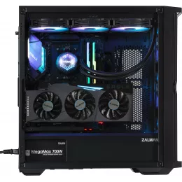Корпус Zalman Z10 PLUS черный без БП ATX 10x120mm 4x140mm 2xUSB3.0 audio bott PSU