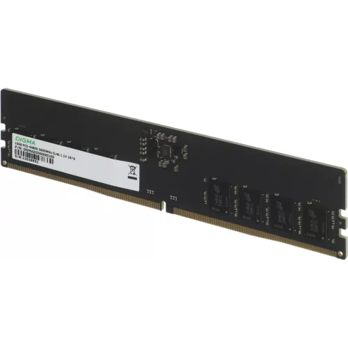 Память DDR5 16GB 5600MHz Digma DGMAD55600016S RTL PC5-44800 CL46 DIMM 288-pin 1.1В single rank Ret