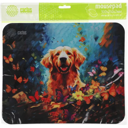 Коврик для мыши Cactus Dog рисунок 300x250x3мм (CS-MP-D16M)