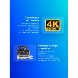 Видеокарта Biostar PCI-E 3.0 VA5505RF41 AMD Radeon RX 550 4Gb 128bit GDDR5 1100/6000 DVIx1 HDMIx1 DPx1 HDCP Ret
