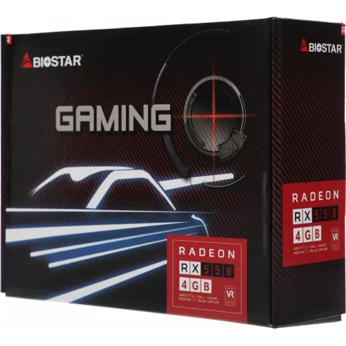 Видеокарта Biostar PCI-E 3.0 VA5505RF41 AMD Radeon RX 550 4Gb 128bit GDDR5 1100/6000 DVIx1 HDMIx1 DPx1 HDCP Ret