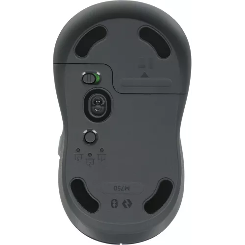 Мышь Logitech M750 графитовый оптическая 4000dpi беспров. BT/Radio USB 5but (910-006269)