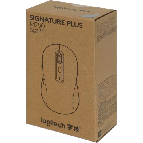 Мышь Logitech M750 графитовый оптическая 4000dpi беспров. BT/Radio USB 5but (910-006269)