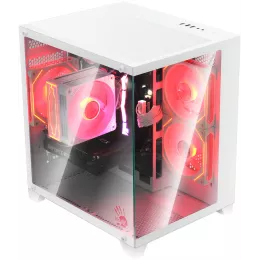 Корпус Bloody BD-CC105 белый без БП mATX 5x120mm 1xUSB2.0 1xUSB3.0 audio bott PSU