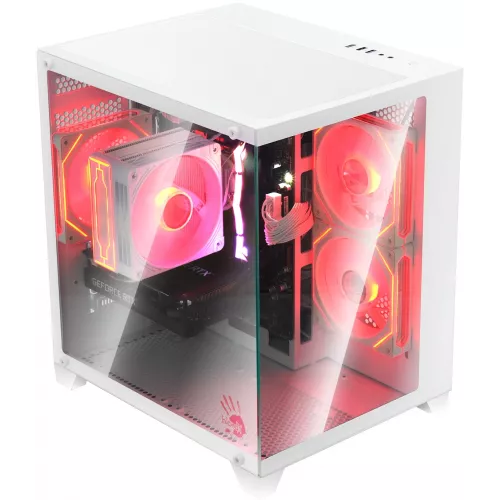 Корпус Bloody BD-CC105 белый без БП mATX 5x120mm 1xUSB2.0 1xUSB3.0 audio bott PSU