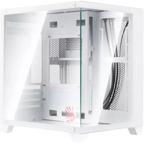 Корпус Bloody BD-CC105 белый без БП mATX 5x120mm 1xUSB2.0 1xUSB3.0 audio bott PSU