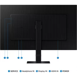 Монитор Samsung 27" ViewFinity S7 S27D700EAIXCI черный IPS LED 5ms 16:9 HDMI матовая 350cd 178гр/178гр 3840x2160 60Hz DP 4K 5кг