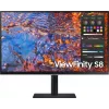 Монитор Samsung 27" ViewFinity S27B800PXIXCI черный IPS LED 16:9 HDMI полуматовая HAS Piv 350cd 178гр/178гр 3840x2160 60Hz DP 4K USB 6.7кг
