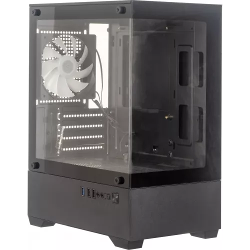 Корпус Accord ACC-ZCU2B черный без БП mATX 4x120mm 2xUSB2.0 1xUSB3.0 audio bott PSU